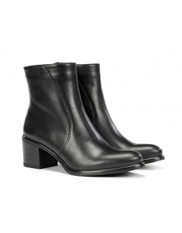 Dorking Δερμάτινα Μποτάκια Μαύρα 9529