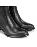 Dorking Δερμάτινα Μποτάκια Μαύρα 9529