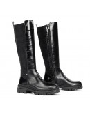 Dorking Δερμάτινες Μπότες Μαύρες 9395