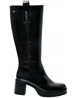 Dorking Δερμάτινες Μπότες Μαύρες 9592