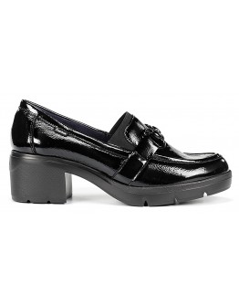 Fluchos Δερμάτινα Loafers Μαύρα 2111