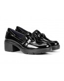 Fluchos Δερμάτινα Loafers Μαύρα 2111