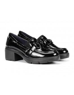 Fluchos Δερμάτινα Loafers Μαύρα 2111