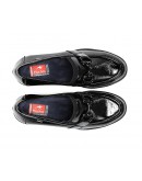 Fluchos Δερμάτινα Loafers Μαύρα 2111