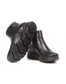 Fluchos Δερμάτινα Μποτάκια Μαύρα 1361