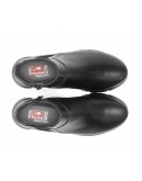 Fluchos Δερμάτινα Μποτάκια Μαύρα 1361