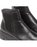 Fluchos Δερμάτινα Μποτάκια Μαύρα 1361