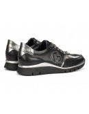 Fluchos Δερμάτινα Sneakers Μαύρα 2074