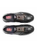 Fluchos Δερμάτινα Sneakers Μαύρα 2074