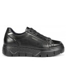 Fluchos Δερμάτινα Sneakers Μαύρα 2305