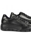 Fluchos Δερμάτινα Sneakers Μαύρα 2305