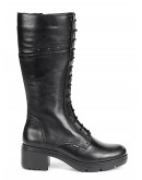 Fluchos Δερμάτινες Μπότες Μαύρες 2245