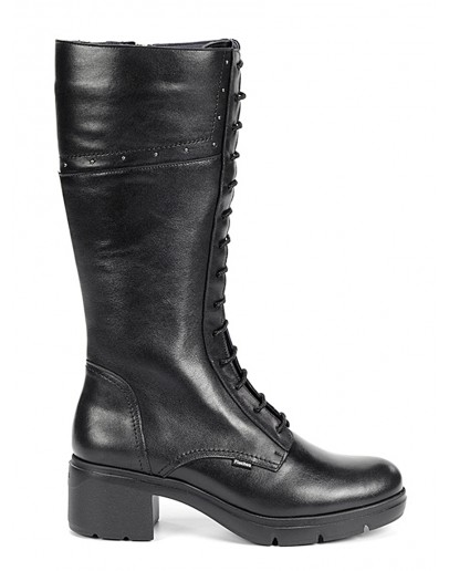 Fluchos Δερμάτινες Μπότες Μαύρες 2245