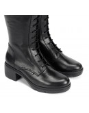 Fluchos Δερμάτινες Μπότες Μαύρες 2245