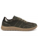 Fluchos Δερμάτινα Sneakers Χακί 2554