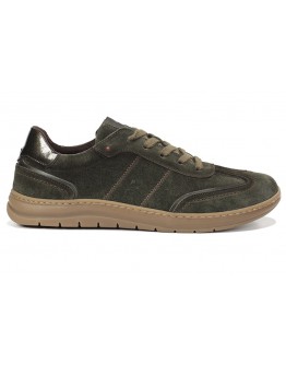 Fluchos Δερμάτινα Sneakers Χακί 2554