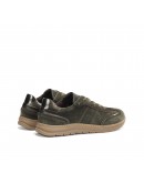 Fluchos Δερμάτινα Sneakers Χακί 2554