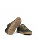 Fluchos Δερμάτινα Sneakers Χακί 2554