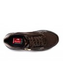 Fluchos Δερμάτινα Sneakers Καφέ 2308