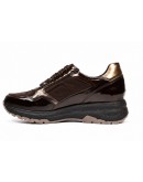 Fluchos Δερμάτινα Sneakers Καφέ 2308