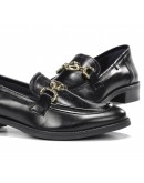 Dorking Δερμάτινα Loafers Μαύρα 9738