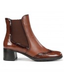 Dorking Δερμάτινα Μποτάκια Oxford Καφέ 9368
