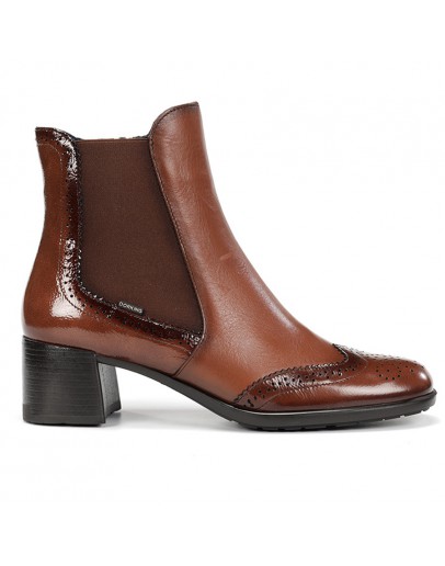Dorking Δερμάτινα Μποτάκια Oxford Καφέ 9368