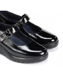 Fluchos Δερμάτινα Loafers Μαύρα 2247