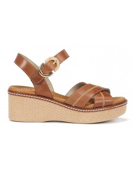 Dorking Δερμάτινες Πλατφόρμες Ταμπά 9640