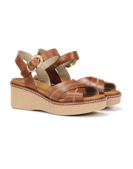 Dorking Δερμάτινες Πλατφόρμες Ταμπά 9640