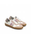 Dorking Δερμάτινα Sneakers Ροζ Gold 9476
