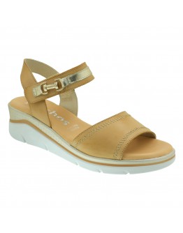 Fluchos Δερμάτινα Πέδιλα Κάμελ 2427