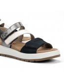 Fluchos Δερμάτινα Πέδιλα Navy Blue 2165