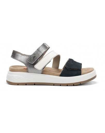 Fluchos Δερμάτινα Πέδιλα Navy Blue 2165