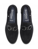 Dorking Δερμάτινα Loafers Μαύρα 9117