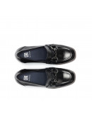 Dorking Δερμάτινα Loafers Μαύρα 9155