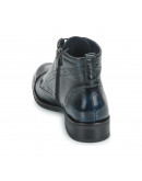 Dorking Δερμάτινα Μποτάκια Oxford Blue Black 7323