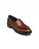 Dorking Δερμάτινα Loafers Καφέ 8710