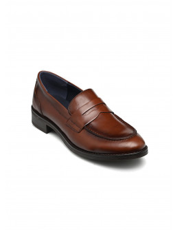 Dorking Δερμάτινα Loafers Καφέ 8710