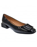 V 1969 Δερμάτινες Γόβες Λουστρίνι Μαύρες 1822