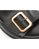Mago Δερμάτινα Πέδιλα Μαύρα 32803
