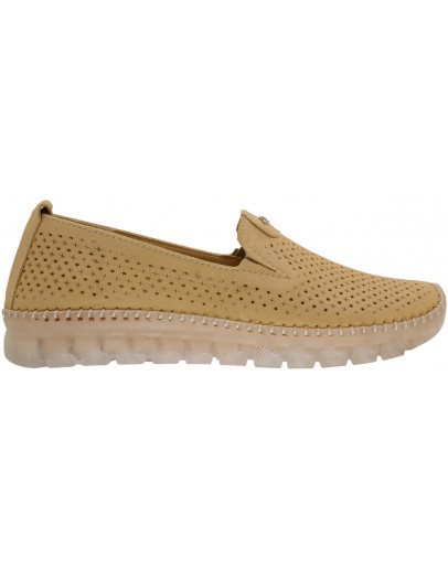 Mago Δερμάτινα Loafers Μπεζ 016707