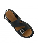 Mago Δερμάτινα Πέδιλα Μαύρα 2422025