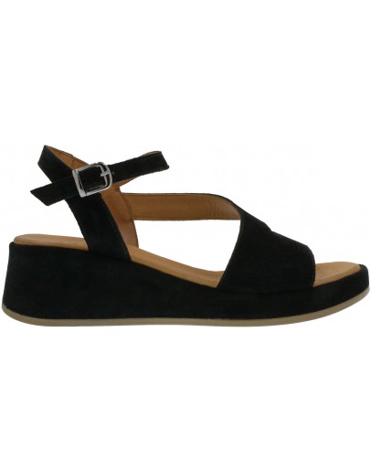 Mago Δερμάτινες Πλατφόρμες Μαύρες 06112603