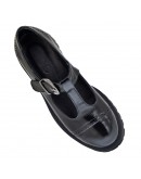 Mago Δερμάτινα Oxford Μαύρα 24601