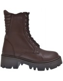 Mago Δερμάτινα Μποτάκια Καφέ 24106