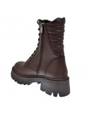 Mago Δερμάτινα Μποτάκια Καφέ 24106