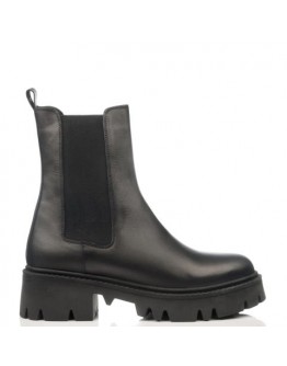 Mago Δερμάτινα Μποτάκια Μαύρα 24107