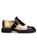MLV Δερμάτινα Loafers-Oxford Μαύρα Riana 02