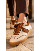 MLV Δερμάτινα Sneakers Μπεζ Amber 05